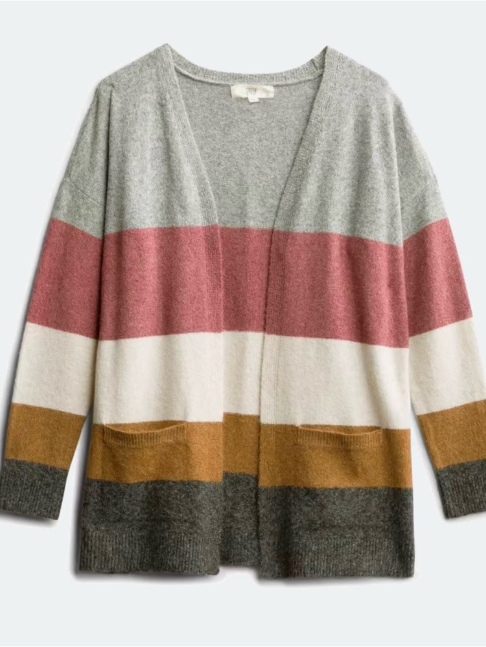 PINQUE Barras Two Pocket Color
Block Cardigan - Size S
